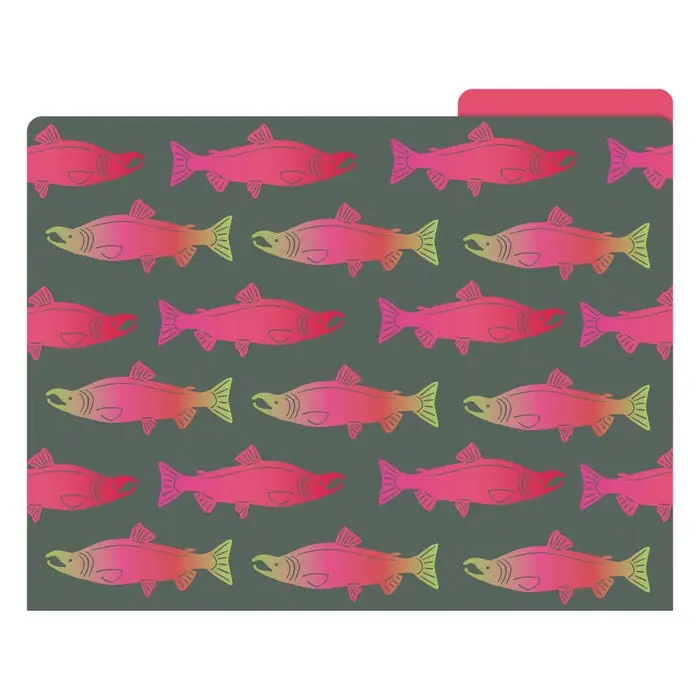 Barker Creek File Folders, Sea and Sky Design, Letter Size, Set of 12 Premium
